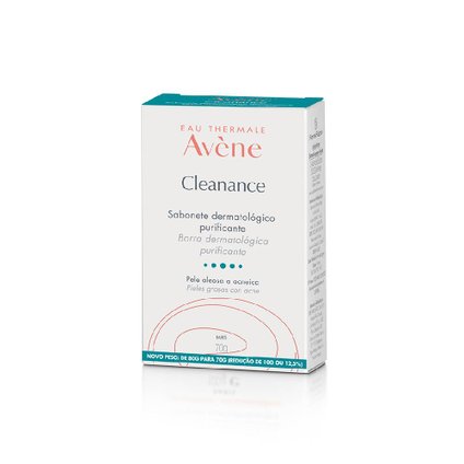SABONETE EM BARRA AVENE DERMATOLÓGICO CLEANANCE 70G