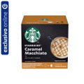 CAFÉ EM CÁPSULA STARBUCKS DOLCE GUSTO CARAMEL MACCHIATO 12 CÁPSULAS