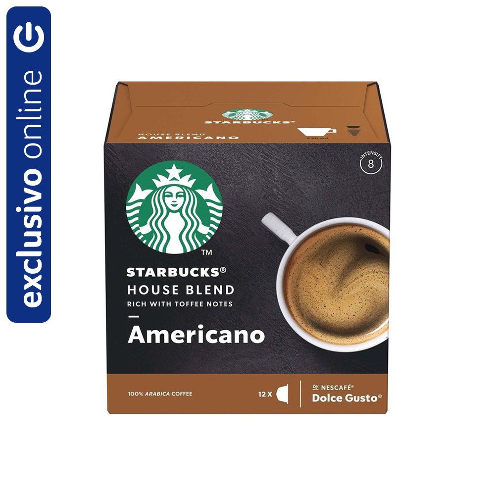 Café Em Cápsula Starbucks Dolce Gusto House Blend Americano 12 Cápsulas -  PanVel Farmácias