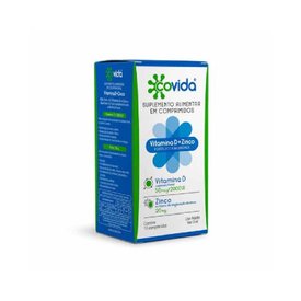 VITAMINA D + ZINCO COVIDA 30 COMPRIMIDOS