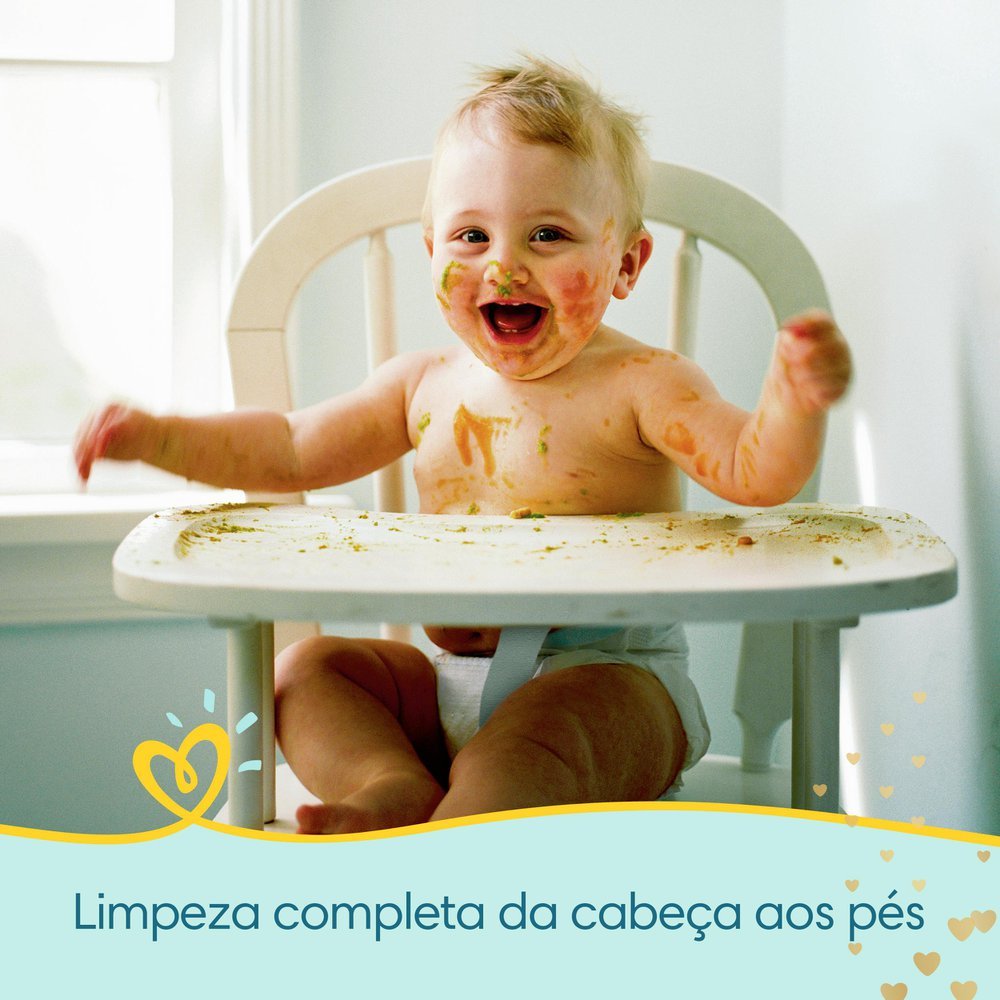 KIT FRALDA PAMPERS PREMIUM CARE G 30 UNIDADES + LENÇOS UMEDECIDOS ALOE VERA 48 UNIDADES