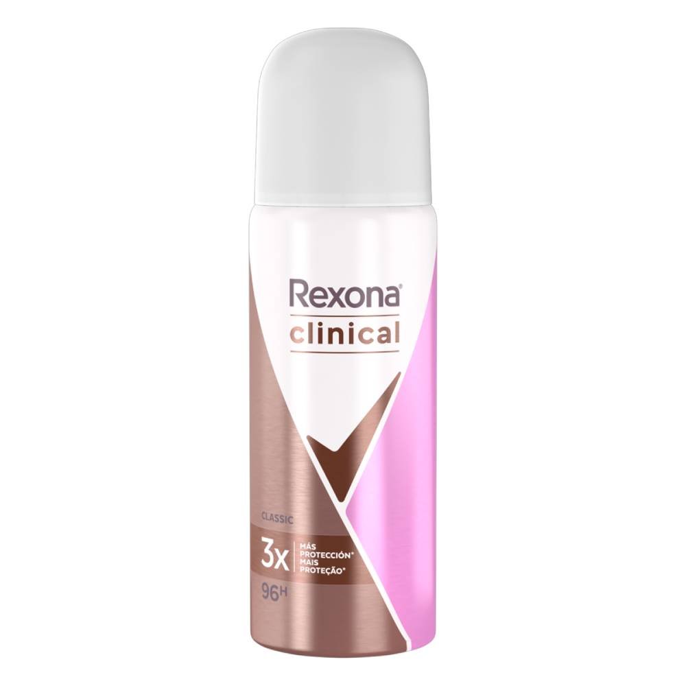 Desodorante Aerosol Rexona Men Clinical Clean 150ml - PanVel Farmácias