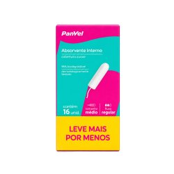 Absorvente Interno Panvel Essencial Médio 16 Unidades