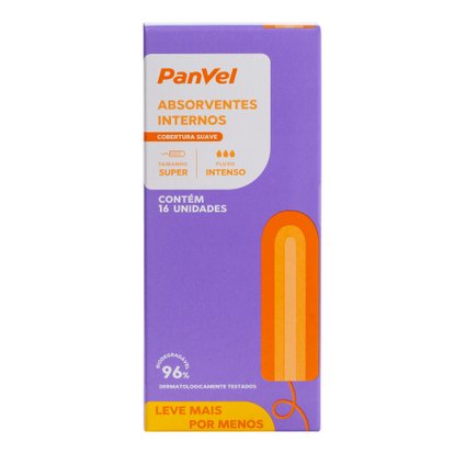ABSORVENTE INTERNO PANVEL ESSENCIAL SUPER 16 UNIDADES
