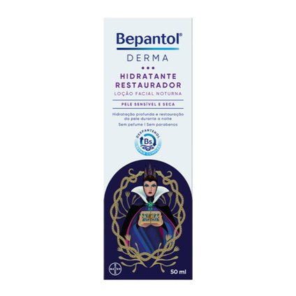 LOÇÃO HIDRATANTE FACIAL RESTAURADOR NOTURNO BEPANTOL DERMA 50ML