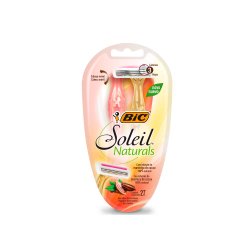 Aparelho Depilatório Bic Soleil Naturals Com 2 Unidades