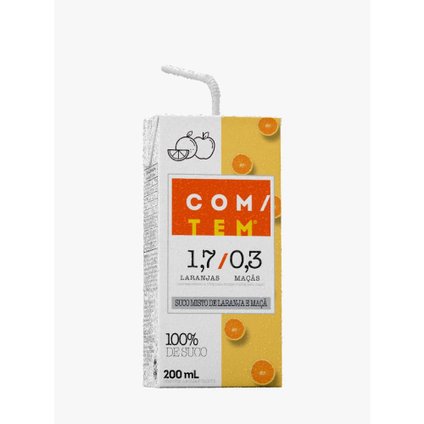 SUCO FRUKI COM/TEM LARANJA 200ML