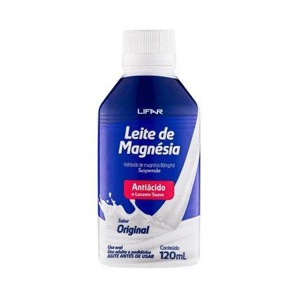 LEITE DE MAGNESIA LIFAR ORIGINAL 120ML