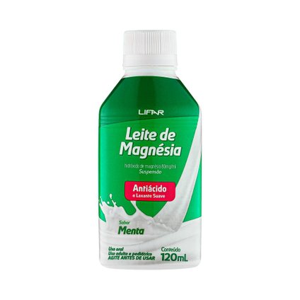LEITE DE MAGNESIA LIFAR MENTA 120ML