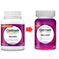 CENTRUM MULHER MULTIVITAMÍNICO DE A A ZINCO COM VITAMINAS E MINERAIS 60 COMPRIMIDOS