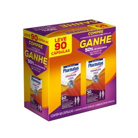 KIT MULTIVITAMÍNICO PHARMATON COMPLEX 60 + 30 CÁPSULAS