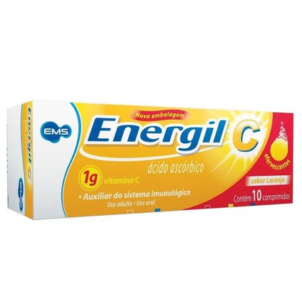 VITAMINA C ENERGIL C EMS 1G 10 COMPRIMIDOS EFERVESCENTES
