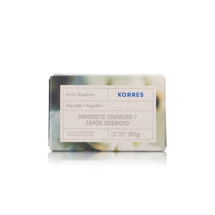 SABONETE BARRA KORRES ALGODÃO 90G