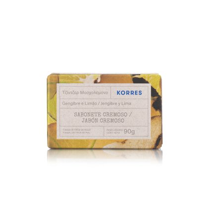 SABONETE BARRA KORRES GENGIBRE E LIMÃO 90G