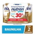 KIT COMPLEMENTO ALIMENTAR NUTREN SENIOR BAUNILHA 1,48KG GANHE 30% DESCONTO NA SEGUNDA LATA