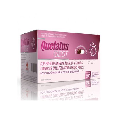 SUPLEMENTO VITAMÍNICO GESTANTE QUELATUS GEST 60 CAPSULAS