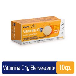 Vitamina C 1g Panvel Vita 10 Comprimidos Efervescentes