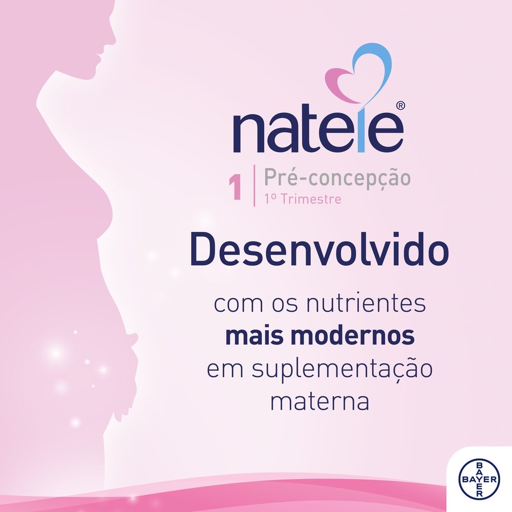 Multivitamínico Gestante Natele PréConcepção 28 Cápsulas PanVel