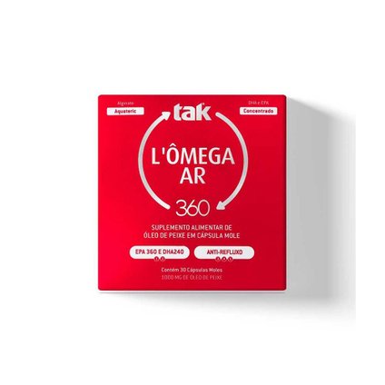ÔMEGA 3 TAK360 L'ÔMEGA AR 30 CÁPSULAS