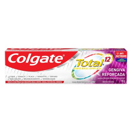 CREME DENTAL COLGATE TOTAL 12 GENGIVAS REFORÇADAS 90G