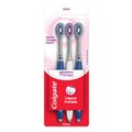 KIT ESCOVA DENTAL MACIA COLGATE GENGIVA THERAPY - 3 UNIDADES