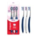 KIT ESCOVA DENTAL MACIA COLGATE GENGIVA THERAPY - 3 UNIDADES