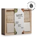 KIT PANVEL VERT COM 1 SABONETE ESFOLIANTE E 1 SABONETE HIDRATANTE + ESPONJA VEGETAL