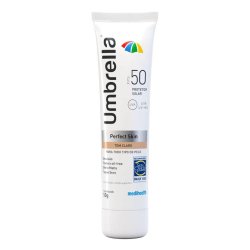 Protetor Solar Facial Umbrella Perfect Skin Tom Claro Fps 50+ 50g
