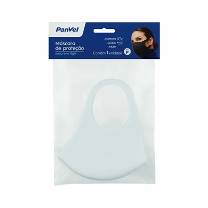 MÁSCARA DE TECIDO NEOPRENE P PANVEL BRANCA