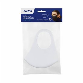 MÁSCARA DE TECIDO NEOPRENE M PANVEL BRANCA