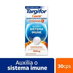 Suplemento Alimentar Vitamina C Targifor Cewin 500mg 30 Comprimidos