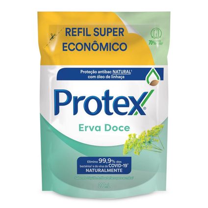 SABONETE LÍQUIDO PROTEX ERVA DOCE REFIL 200ML