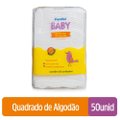 ALGODÃO QUADRADO PANVEL BABY COM 50 UNIDADES