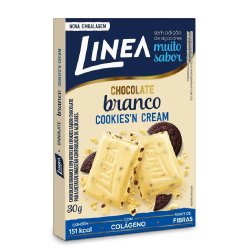 Chocolate Branco Cookies N' Cream Linea 30g