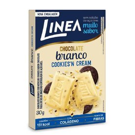 CHOCOLATE BRANCO COOKIES N' CREAM LINEA 30G