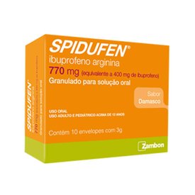 SPIDUFEN 770 MG GRANULADO 10 ENVELOPES SABOR DAMASCO