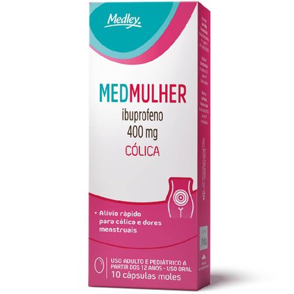 MEDMULHER 400MG 10 CAPSULAS GELATINOSAS MOLES