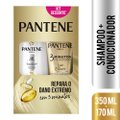 KIT PANTENE LISO EXTREMO SHAMPOO 350ML + CONDICIONADOR 3 MINUTOS MILAGROSOS 170ML