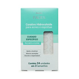CURATIVO HIDROCOLOIDE PANVEL FACES COM 24 UNIDADES