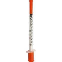 Seringa Para Insulina Com Agulha Descarpack 8x0,30mm 1ml
