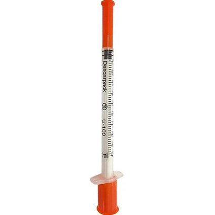SERINGA PARA INSULINA COM AGULHA DESCARPACK 12,7X0,33MM 1ML