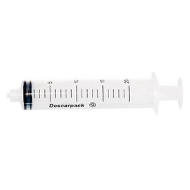 SERINGA SEM AGULHA DESCARPACK LUER LOCK 20ML