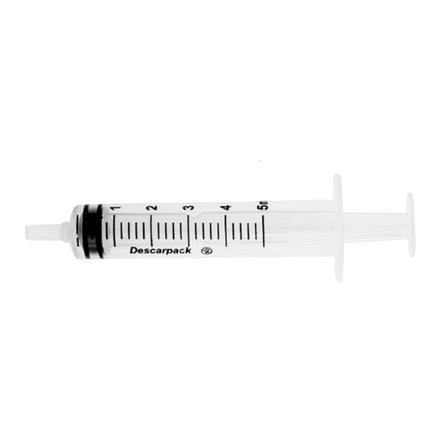 SERINGA SEM AGULHA DESCARPACK LUER SLIP 5ML