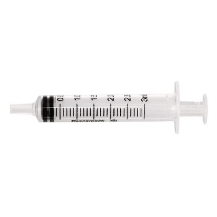 SERINGA SEM AGULHA DESCARPACK LUER SLIP 3ML