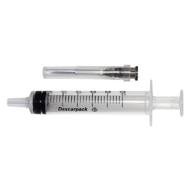 SERINGA COM AGULHA DESCARPACK LUER SLIP 25X0,7MM 3ML