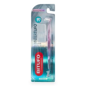 ESCOVA DENTAL BITUFO INTERTUFO CÔNICA 3 A 6,5 MILÍMETROS COM 6 REFIS INTERDENTAIS