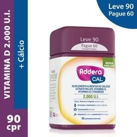VITAMINA ADDERA CAL 2.000UI 90 COMPRIMIDOS REVESTIDOS
