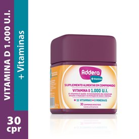 ADDERA + VITAMINAS 30 COMPRIMIDOS REVESTIDOS