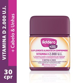 ADDERA + CABELO E UNHAS 30 COMPRIMIDOS REVESTIDOS