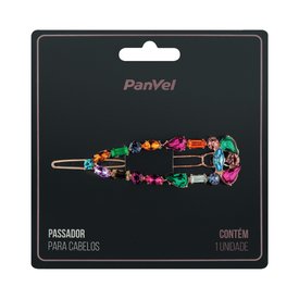 PASSADOR PARA CABELOS COM PEDRARIA COLORIDA PANVEL ACESSÓRIOS COLEÇÃO BOHO